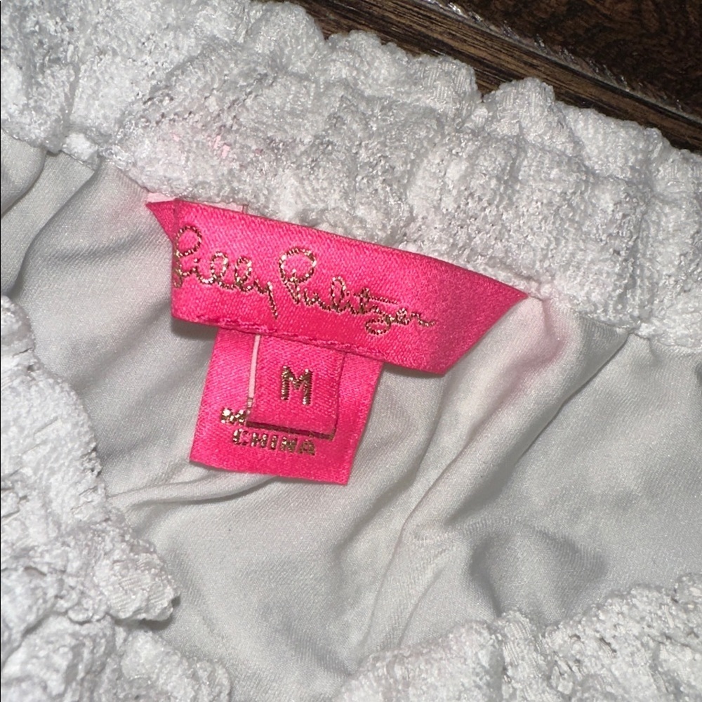 Lilly Pulitzer White Lace Dress size medium - Picture 3 of 7